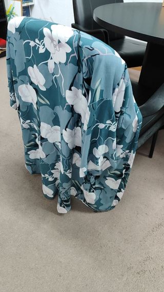 Kimono floral verde talla 40