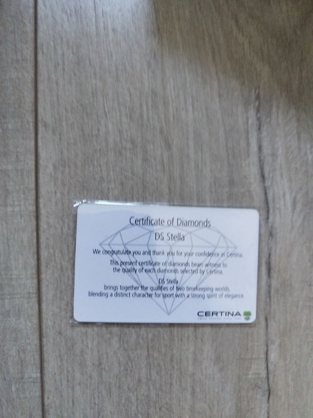 Reloj Certina de Acero Inoxidable