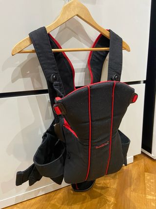 Portabebés Baby Björn Negro/Rojo