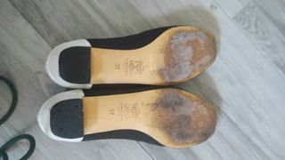 Zapatos Los Pequeños Suizos Talla 37 Negro y blanc