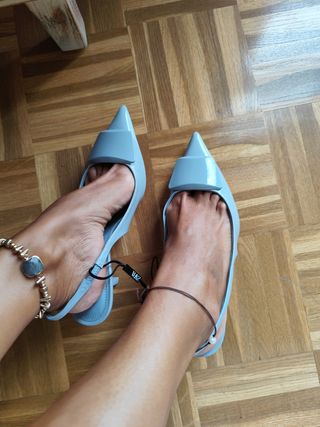 Zapatos Zara Talla 36 Azul