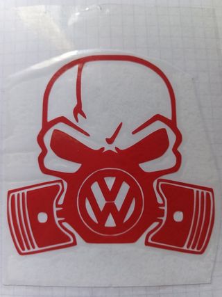 Pegatina Calavera Gas Mask