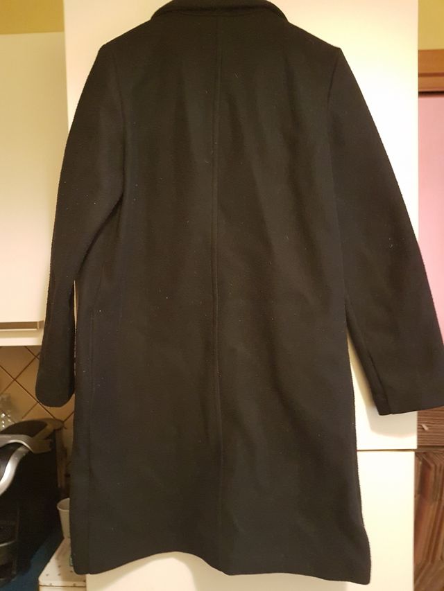 Cappotto Stradivarius Nero Uomo
