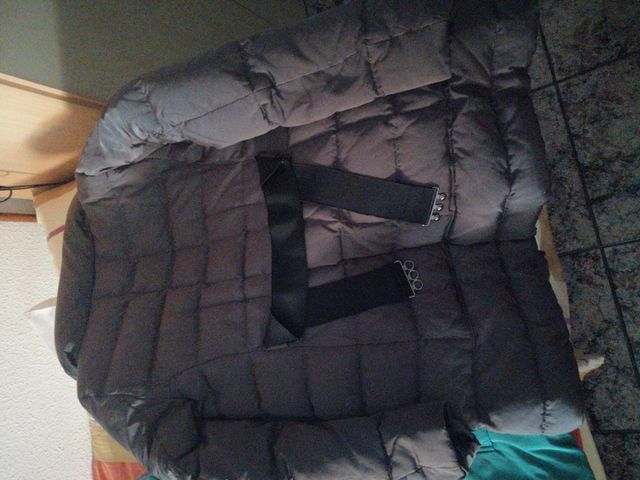 Plumas Zara Talla M marron