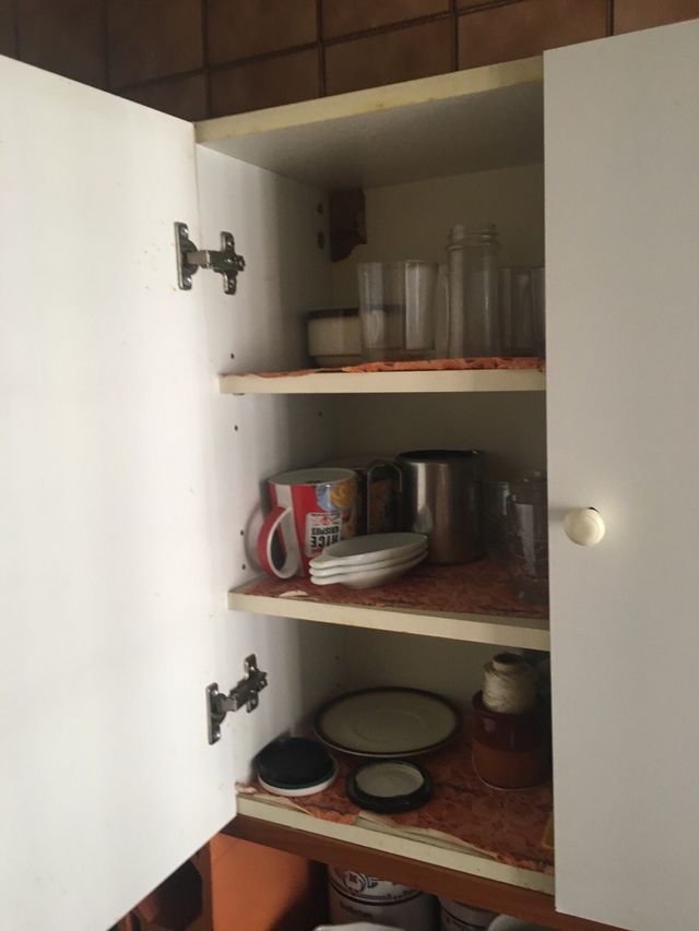 Armario 2 puertas blanco con 2 baldas