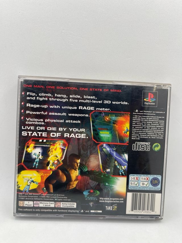 ONE para PS1, One man, one solution, one state of