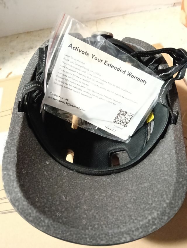 Casco de bicicleta negro mate. t.L