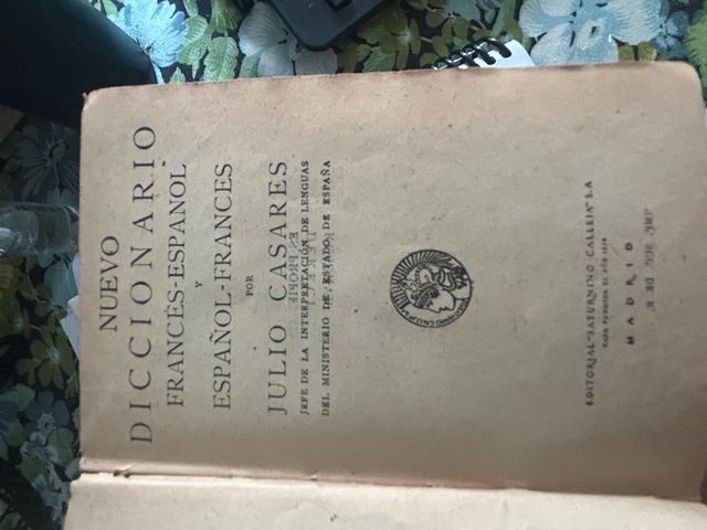 Diccionario Francés/ Español