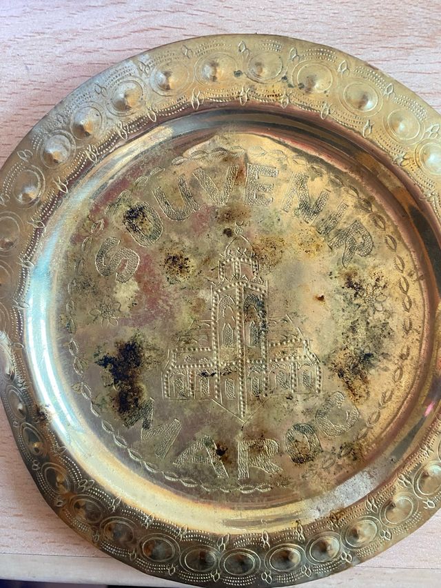 Plato Souvenir Marruecos