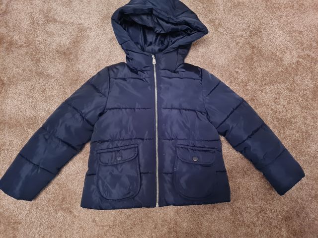 Plumifero niña azul marino T5-6 años