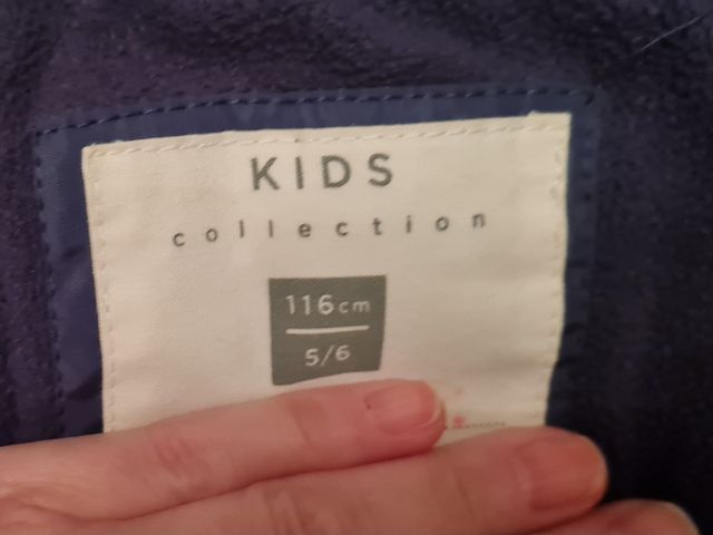 Plumifero niña azul marino T5-6 años