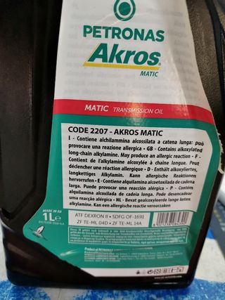 Aceite Petronas Akros Matic ATF Dexron II