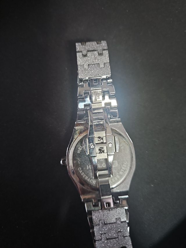 Orologio Helloice Uomo Argento Nero