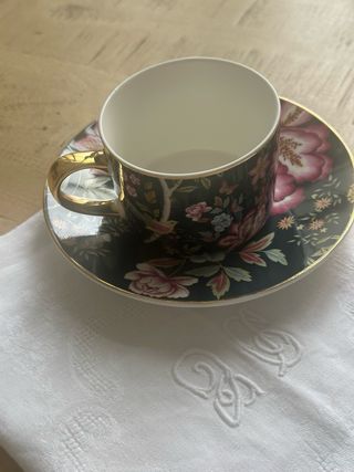 Taza de café floral El Corte Inglés