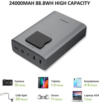 Omars Cargador Portátil 90W AC + 18W PD