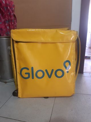 Mochila Glovo Amarilla