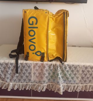 Mochila Glovo Amarilla