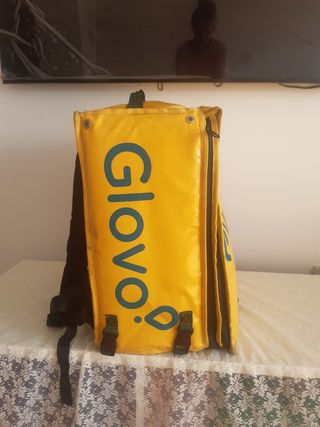 Mochila Glovo Amarilla
