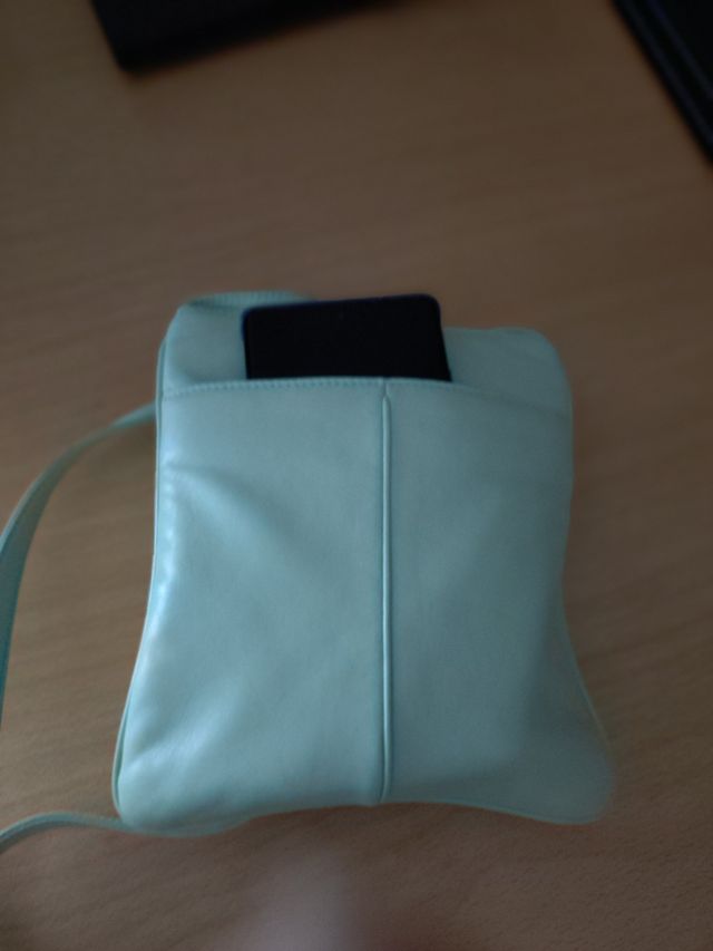 Bolso Loewe verde menta 18x16 cm