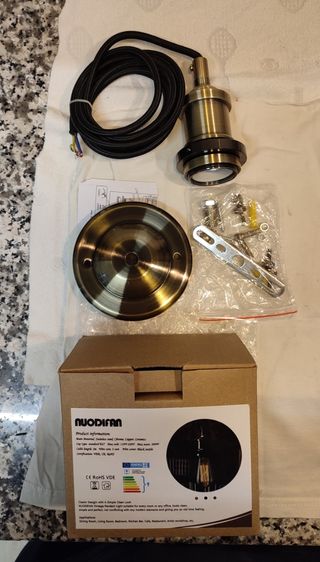 Pack 2 Lámparas Colgantes Vintage