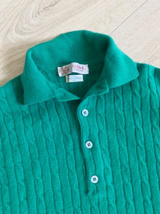 Jersey Loewe Lana Cordero Verde Talla M