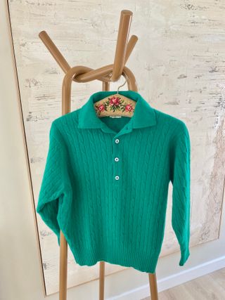 Jersey Loewe Lana Cordero Verde Talla M