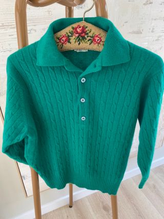 Jersey Loewe Lana Cordero Verde Talla M