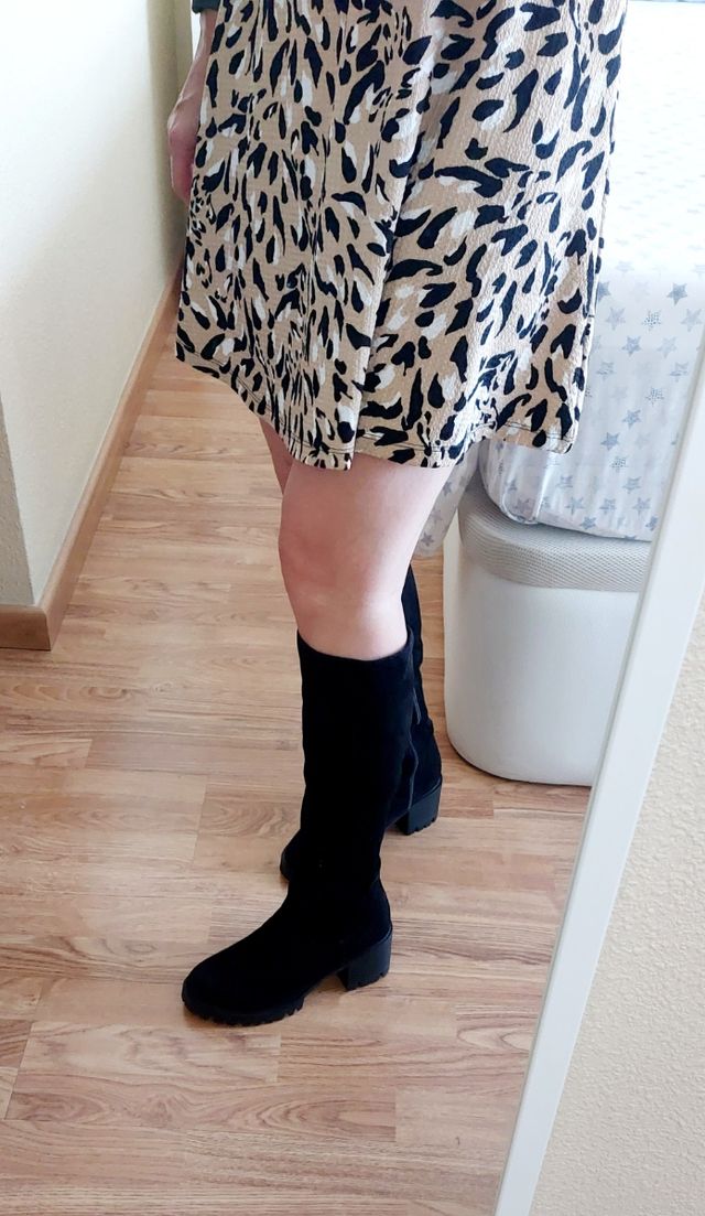 Botas alta ajustable