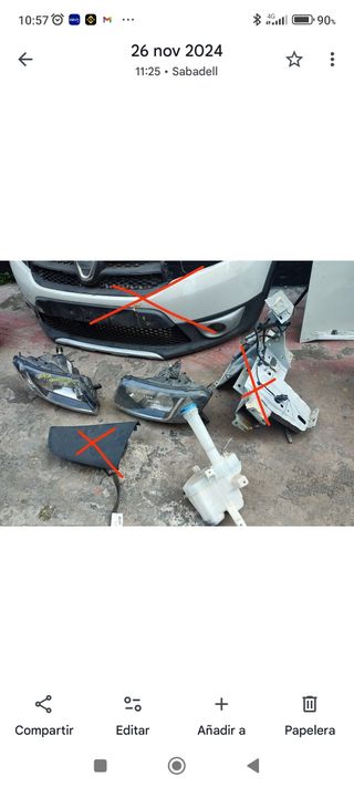 Despiece Dacia Sandero 2015