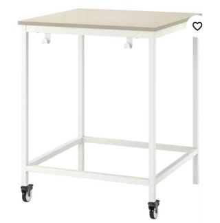 Mesa Trotten alta con ruedas de Ikea 