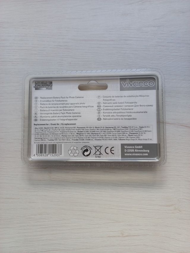 Batería Recargable Vivanco Fuji NP 60