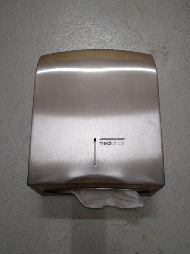 Dispensador Papel Mediclinics Acero Inoxidable