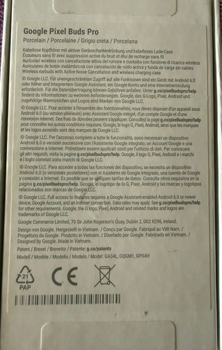 Google Pixel Buds Pro  blancos