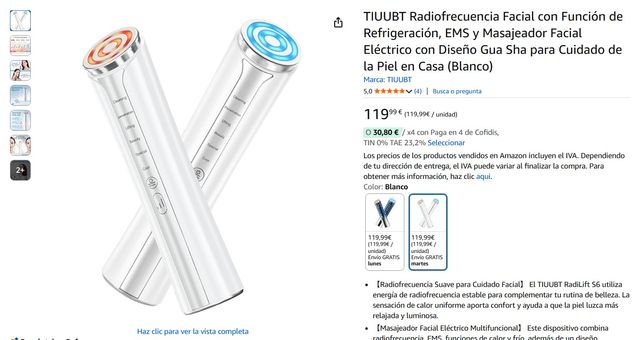 ☆ Radiofrequenza facciale con funzione di raffreddamento