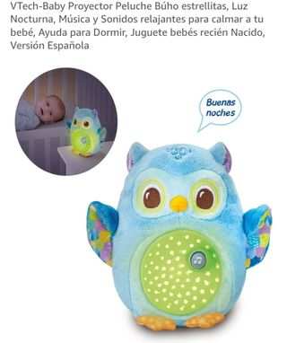 Búho Peluche Luminoso y Musical Vtech
