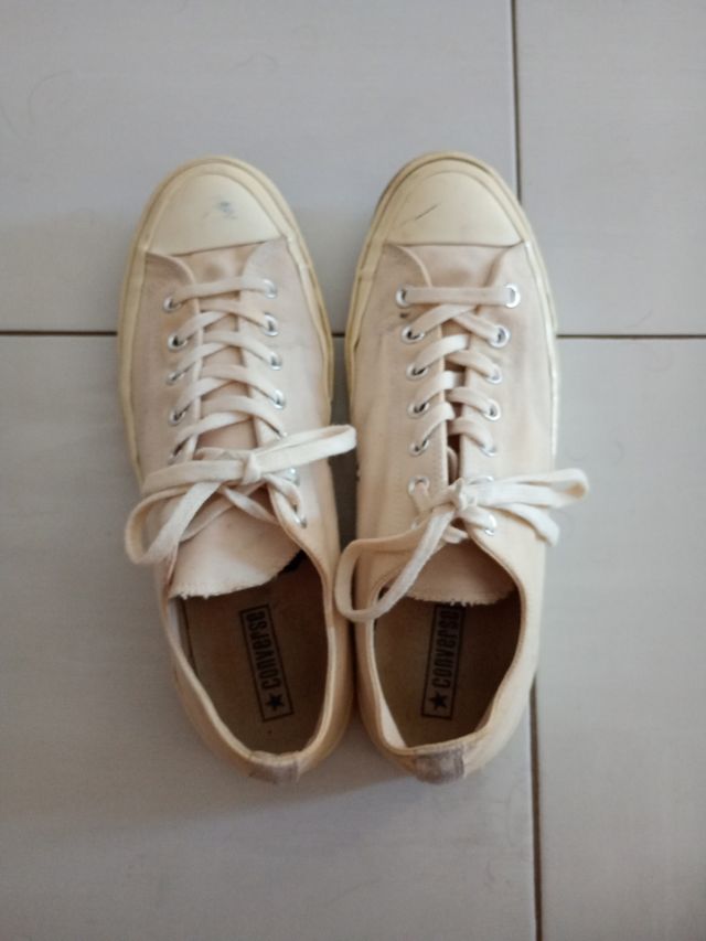 Zapatillas Converse Beige Bajas