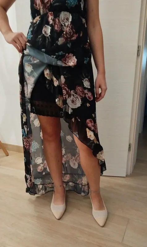 Vestito lungo floreale