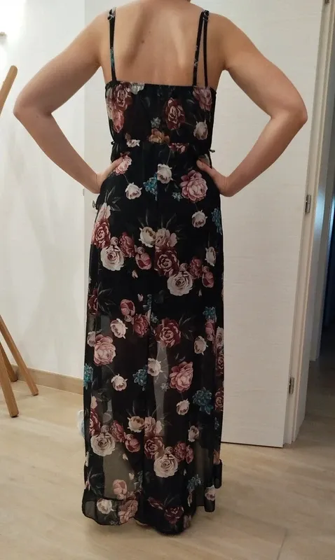 Vestito lungo floreale