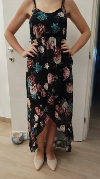 Vestito lungo floreale