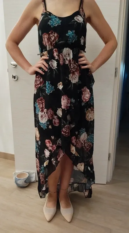 Vestito lungo floreale