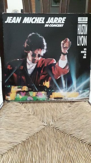 Jean Michel Jarre In Concert LP Houston-Lyon