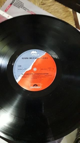 Jean Michel Jarre In Concert LP Houston-Lyon