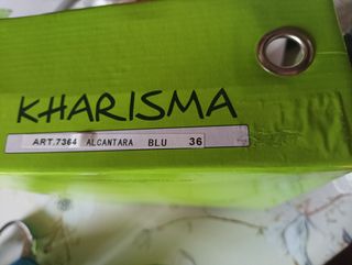 Sandali donna tacco blu taglia 36