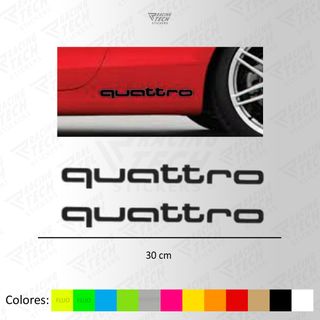 Pegatinas Quattro Audi