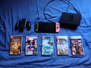 Nintendo Switch + 5 Juegos