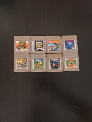 Juegos Game Boy Color: Tetris, Robocop 2, Turtles