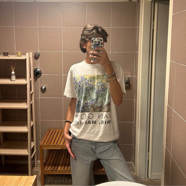 Maglietta Abercrombie & Fitch L Van Gogh Iris