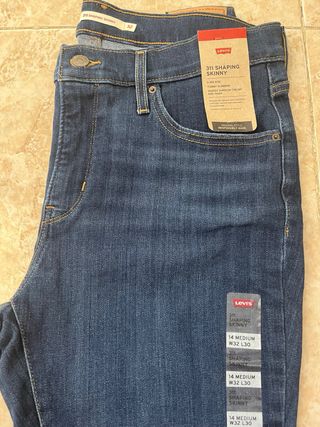 Vaqueros Levi's 311 Shaping Skinny Talla 14