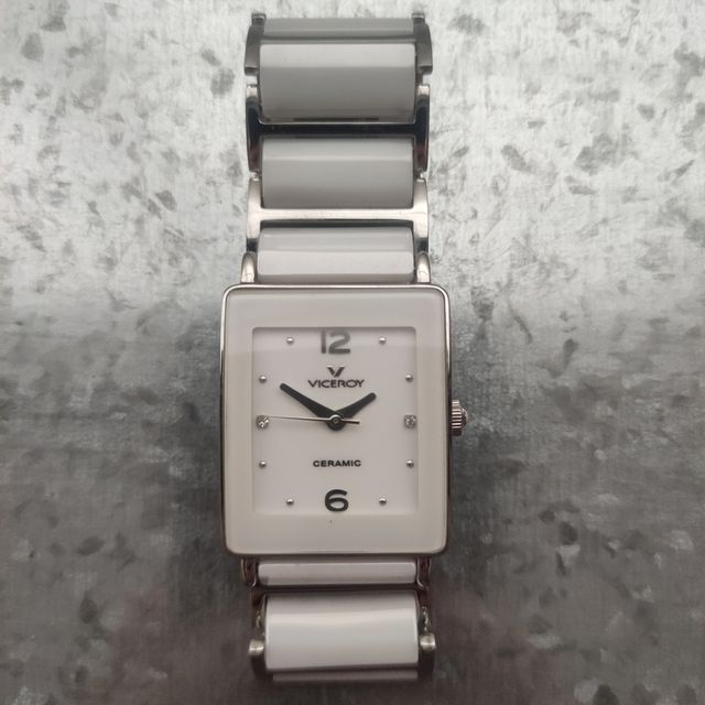 Reloj Viceroy Mujer Plata y Blanco
