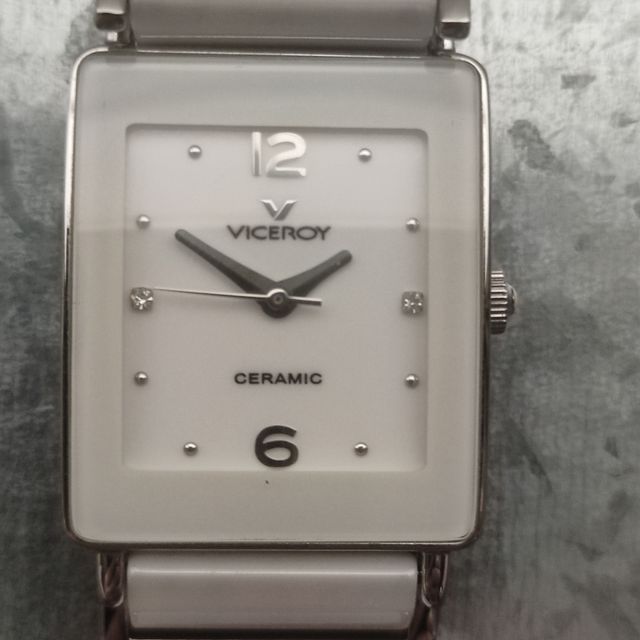 Reloj Viceroy Mujer Plata y Blanco